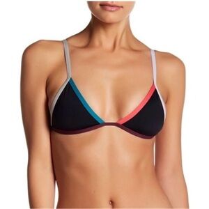 Tavik Jett Bikini Top Black L NWT